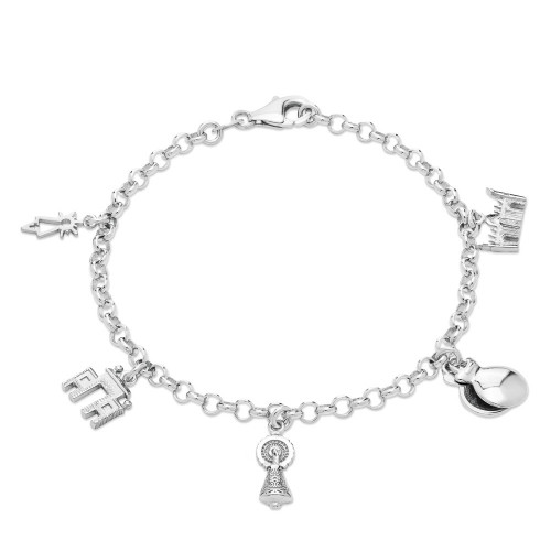 PULSERA DE ZARAGOZA RODIO - PU4990