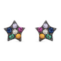 PENDIENTE ESTRELLA CIRCONITAS MULTICOLOR - PE5805/24
