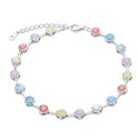 PULSERA CHATON BARRA MULTICOLOR - PU5011/24