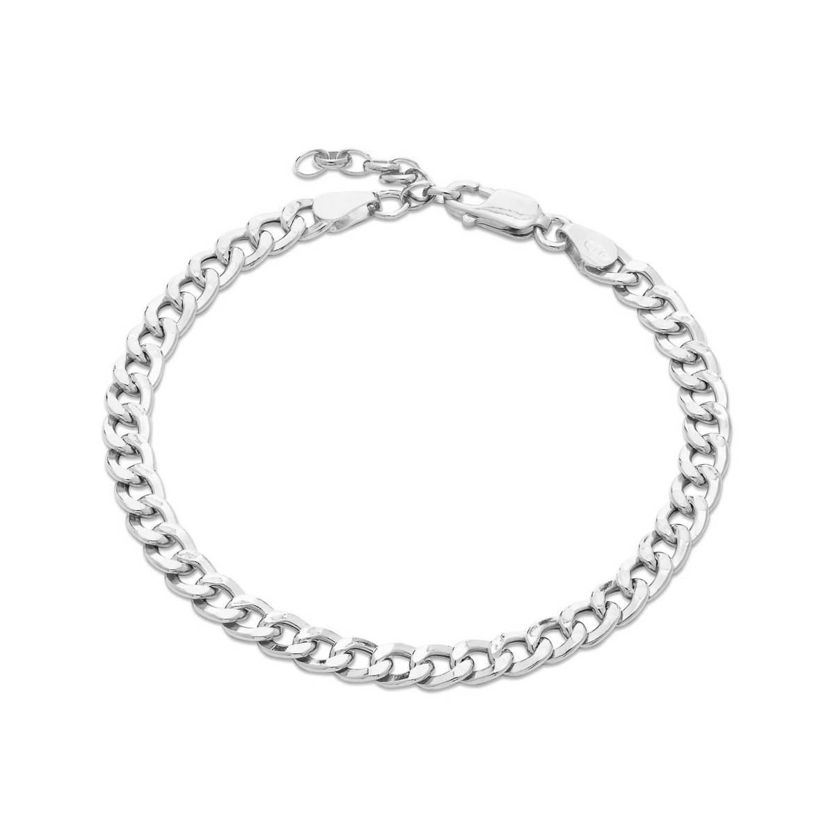 PULSERA BARBADA HUECA CON EXTENSIÓN - PU4989R