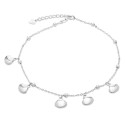 TOBILLERA CADENA BOLA + CONCHA - PU5005T