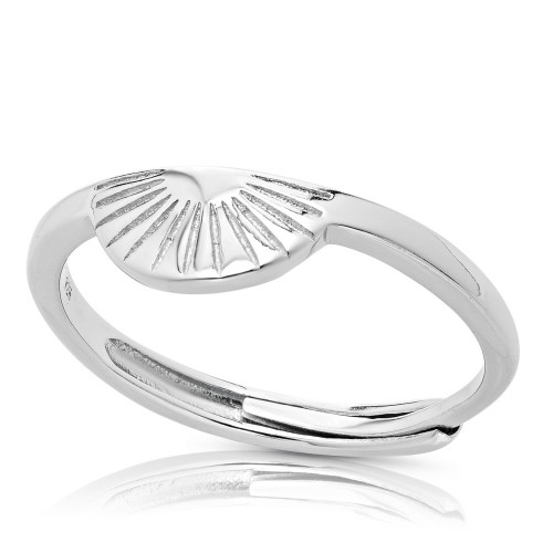 SORTIJA AJUSTABLE MEDIO CIRCULO - SO1458