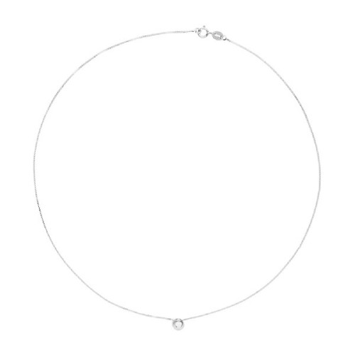 GARGANT. CHATON CON CZ 5MM - GA1385/04