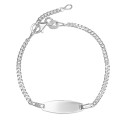 ESCLAVA BEBE BARBADA 15CM CHAPA OVALADA - ES1760