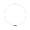 GARG.BARRA DE CZ BAGUETTE MULTICOLOR - GA1445/24