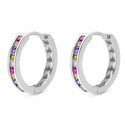 PENDIENTE ARO 20MM CZ MULTICOLOR 19 MM - PE4133/24
