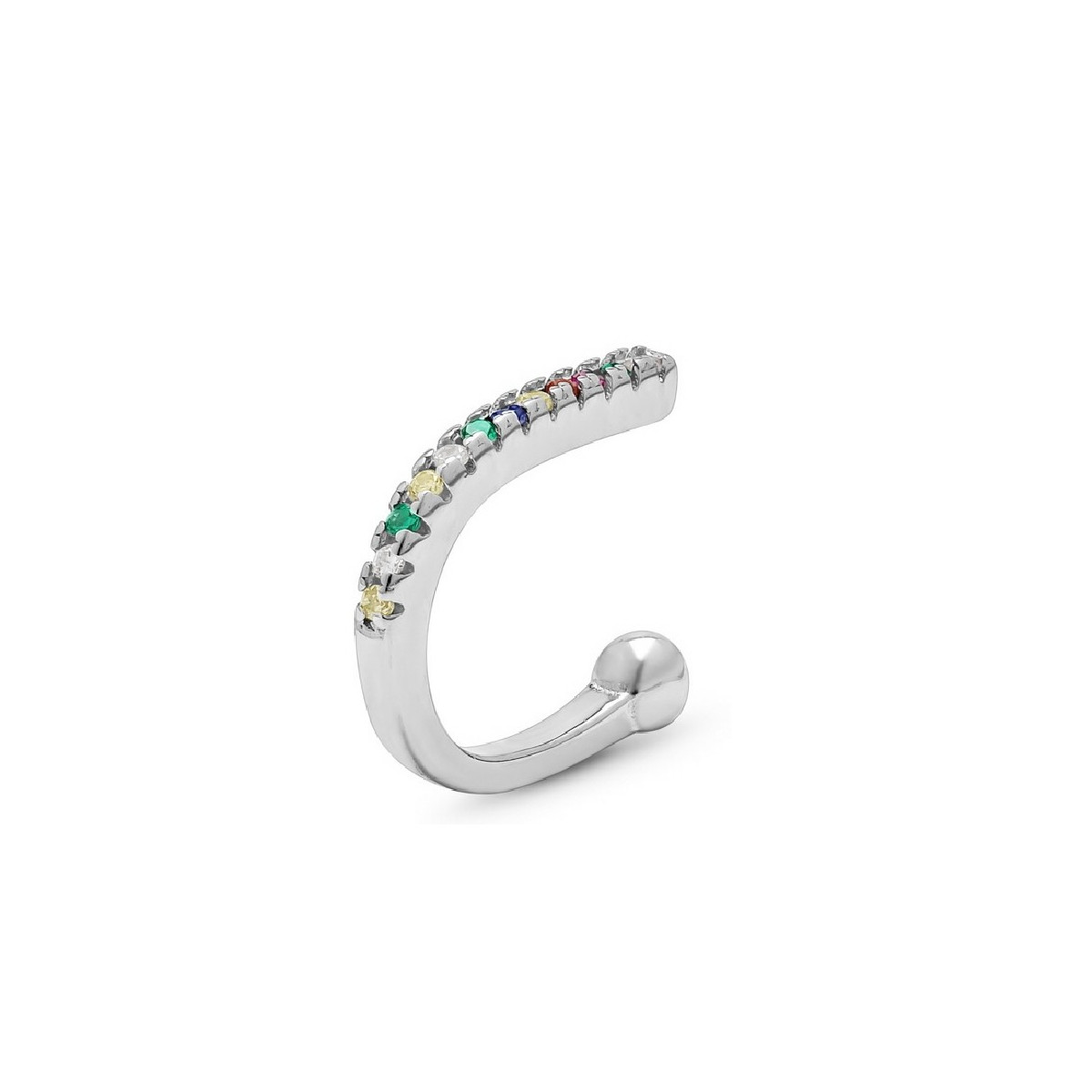 PENDIENTE HELIX CZ MULTICOLOR - PE5488/24