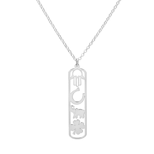 C. CADENA C/ RECTANGULO 4 MOTIVOS SUERTE - CO2843R