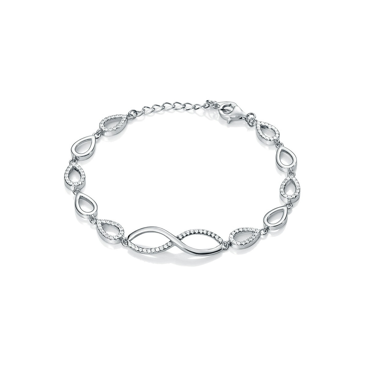 PULSERA ESLABONES LAGRIMA - PU3875