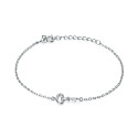 PULSERA LLAVE PLATA CENTRO - PU3946