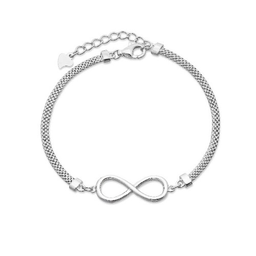 PULSERA MALLA CENTRO INFINITO LISO - PU5059R