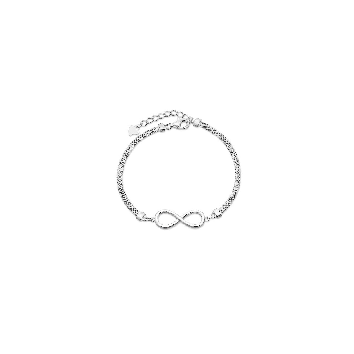PULSERA MALLA CENTRO INFINITO LISO - PU5059R