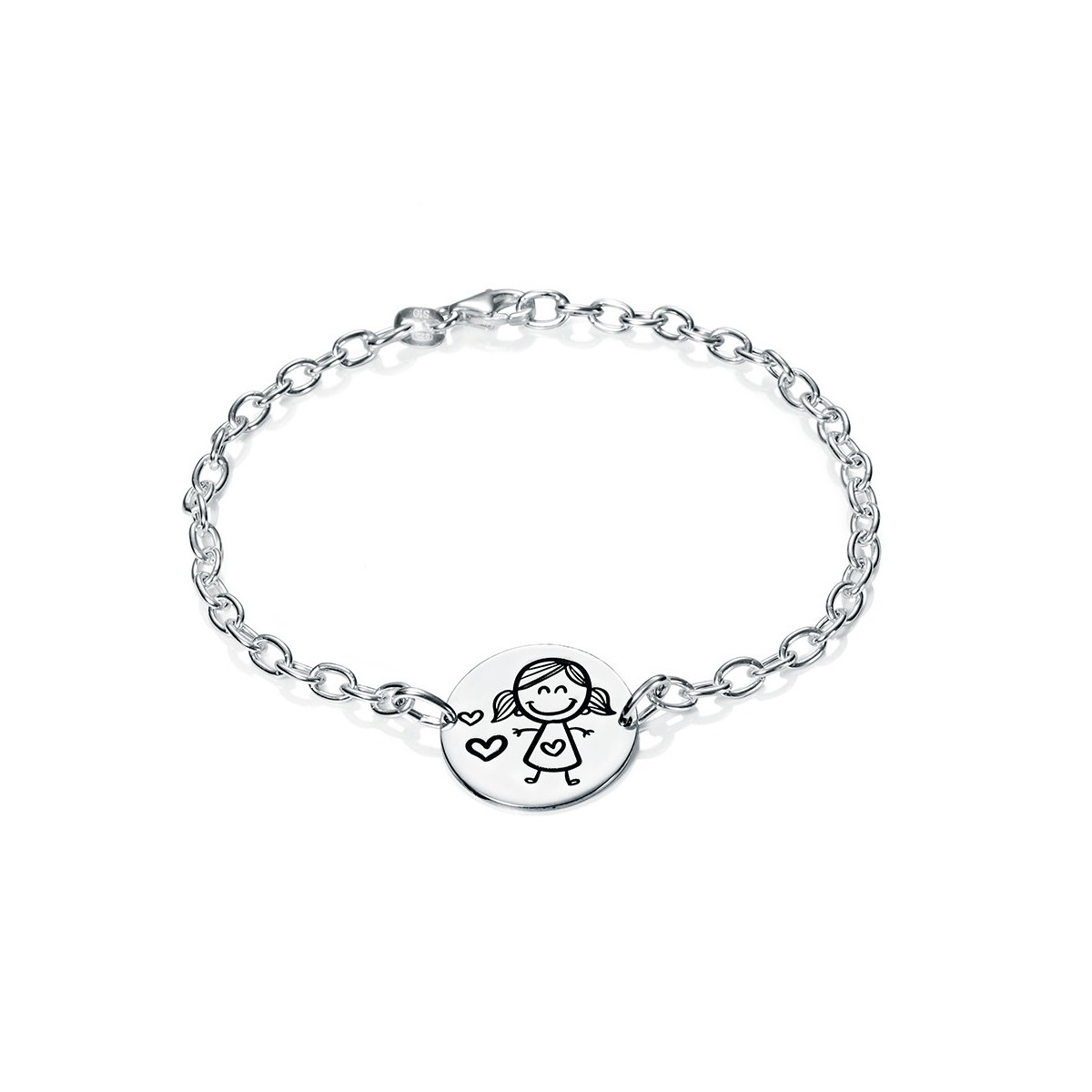PULSERA MEDALLA NIÑA - PU4090
