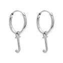PENDIENTE ARO 1,5 X 13MM LETRA J - PE5899R/J