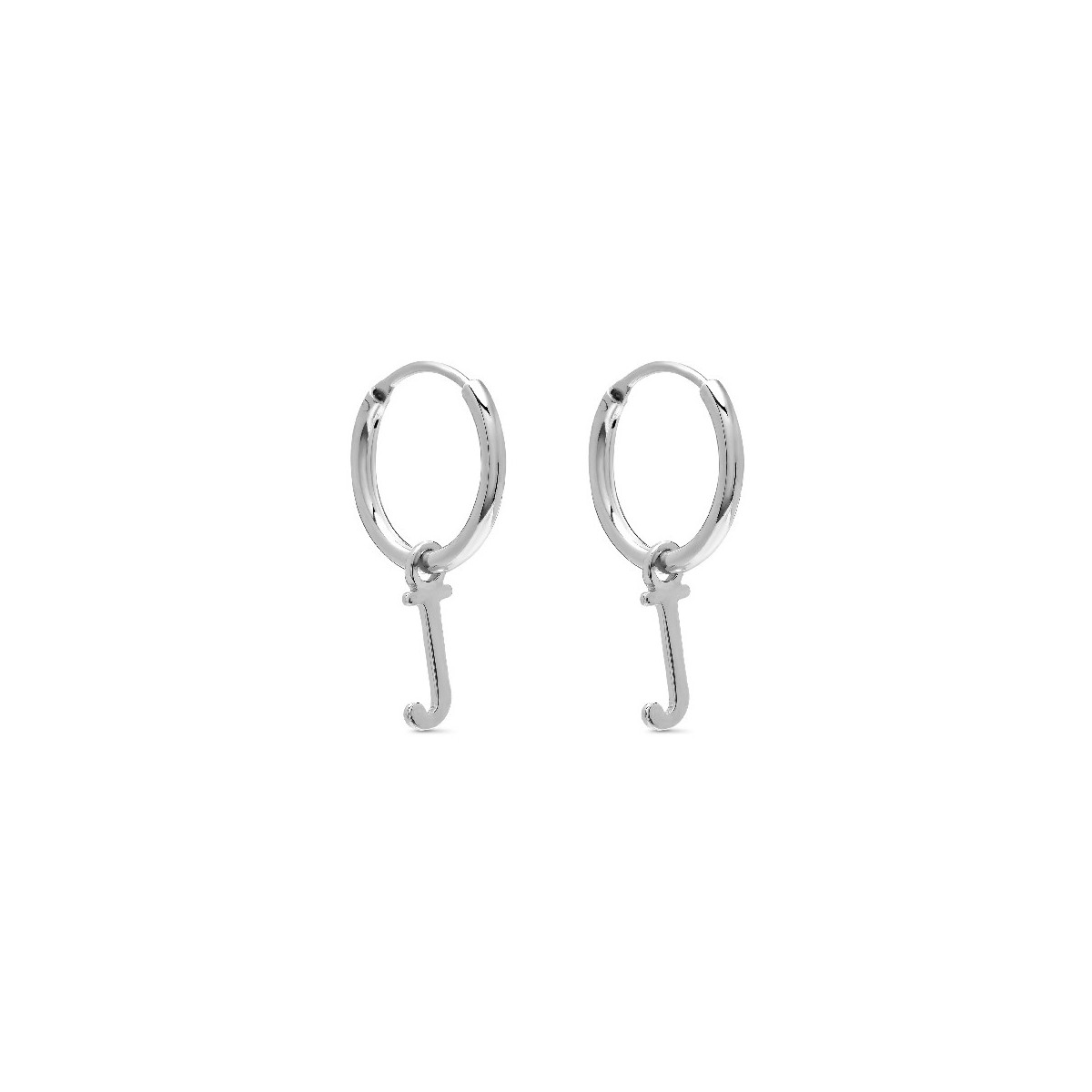 PENDIENTE ARO 1,5 X 13MM LETRA J - PE5899R/J PENDIENTE ARO 1,5 X 13MM LETRA J - PE5899R/J