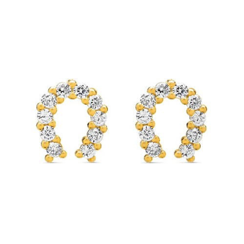 PENDIENTE HERRADURA CZ - PE5868CH