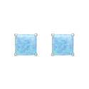 PENDIENTE CUADRADO GARRAS OPAL AZUL - PE5869/15