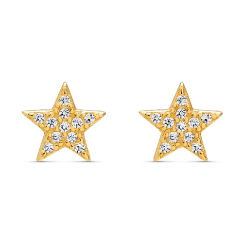 PENDIENTE ESTRELLA CZ CH - PE5876CH