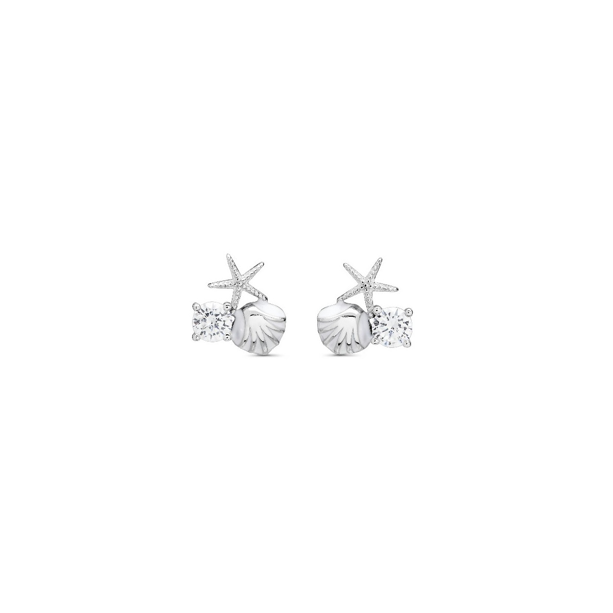 PENDIENTE CONCHA ESTRELLA + CZ - PE5889R PENDIENTE CONCHA ESTRELLA + CZ - PE5889R
