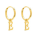 PENDIENTE ARO 1,5 X 13MM LETRA E - PE5899CH/E