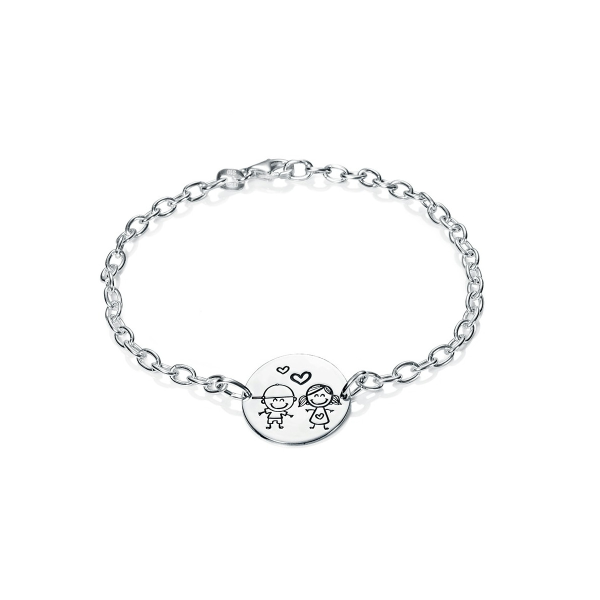 PULSERA MEDALLA NIÑO+NIÑA - PU4093