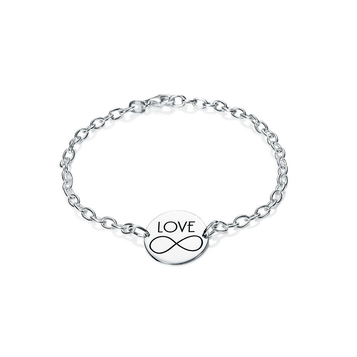 PULSERA MEDALLA LOVE INFINITO - PU4100