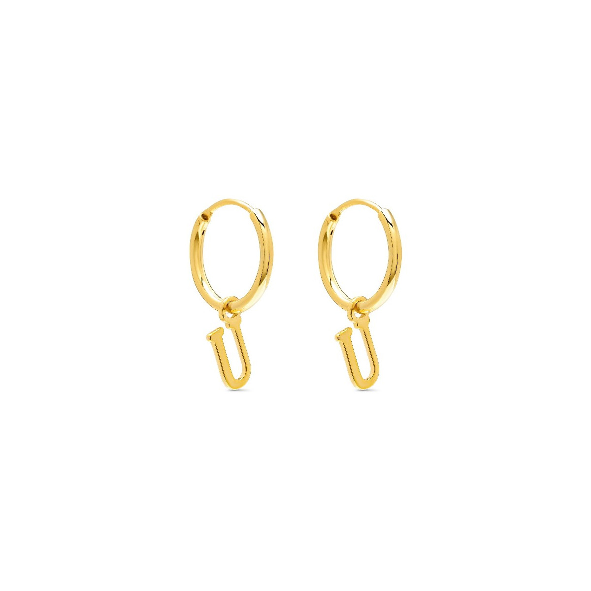 PENDIENTE ARO 1,5 X 13MM LETRA U - PE5899CH/U