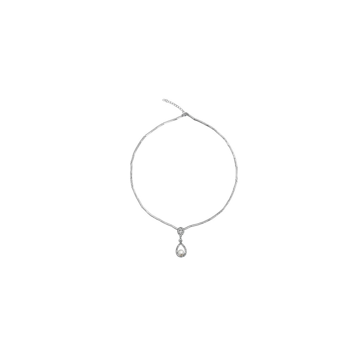 GARG. SEMIRIGIDA CON PERLA NATURAL - GA1227