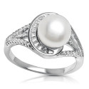SORTIJA PERLA BAGUETTE ALREDEDOR - SO1396