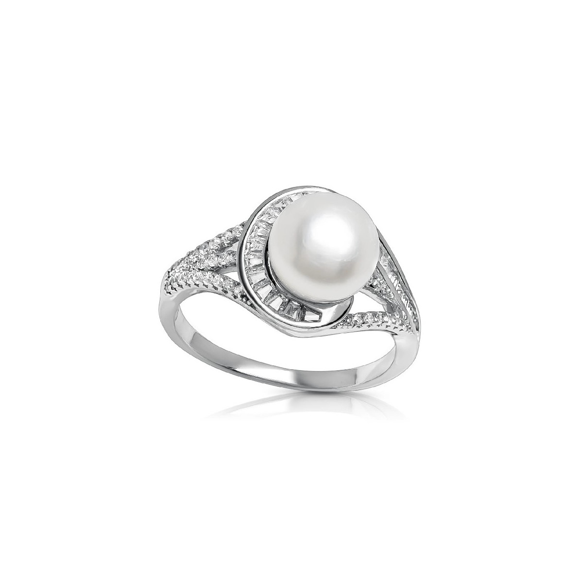 SORTIJA PERLA BAGUETTE ALREDEDOR - SO1396