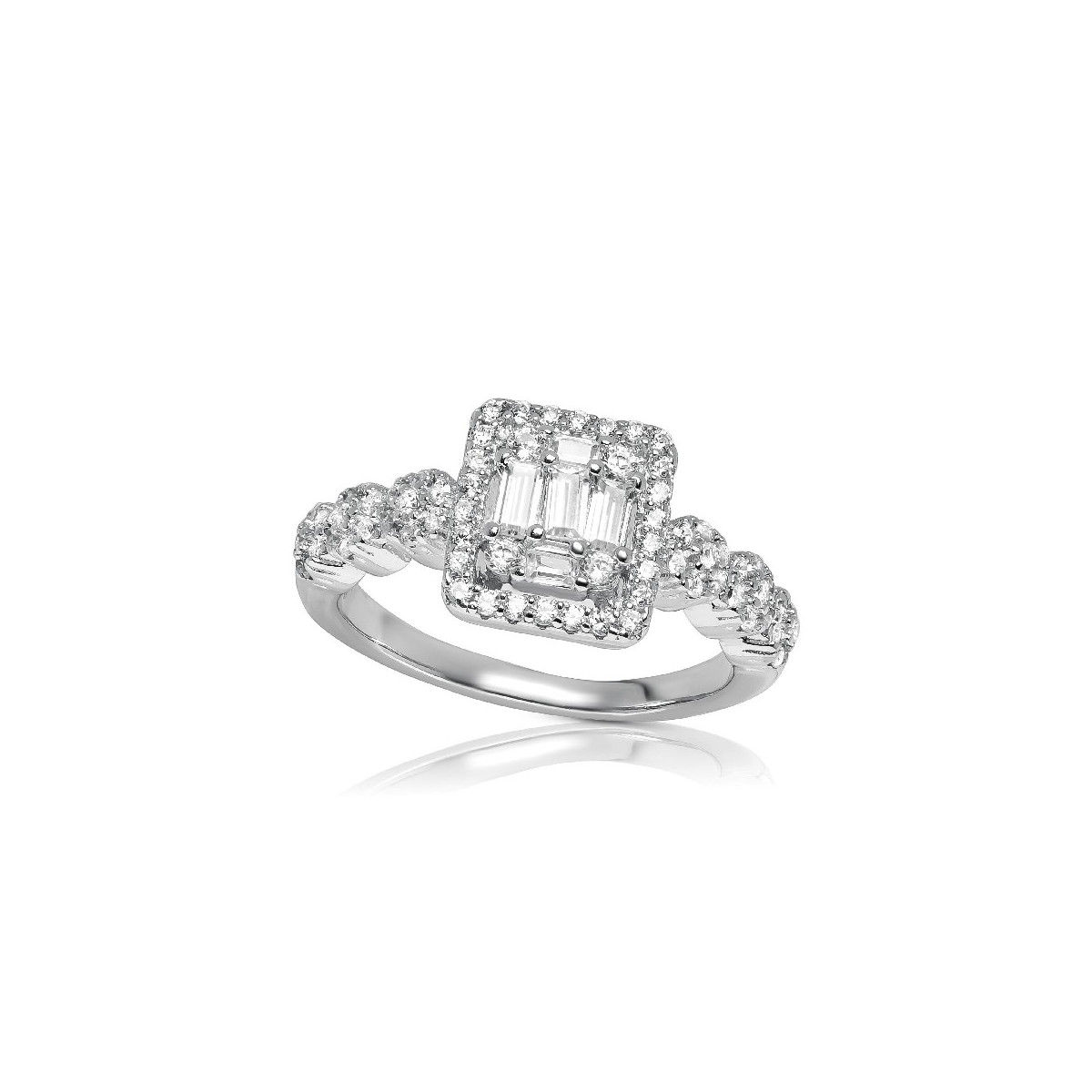 SORTIJA RECTANGULAR CIRCONITAS - SO1400