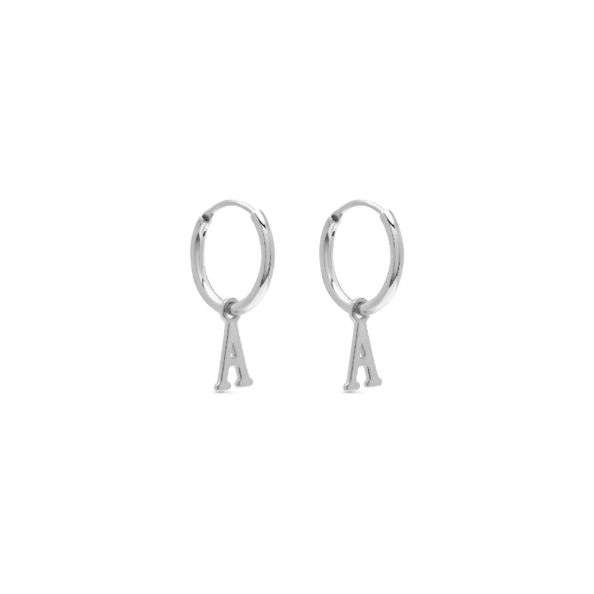 PENDIENTE ARO 1,5 X 13MM LETRA A - PE5899R/A