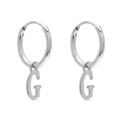 PENDIENTE ARO 1,5 X 13MM LETRA G - PE5899R/G