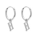 PENDIENTE ARO 1,5 X 13MM LETRA H - PE5899R/H