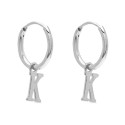 PENDIENTE ARO 1,5 X 13MM LETRA K - PE5899R/K
