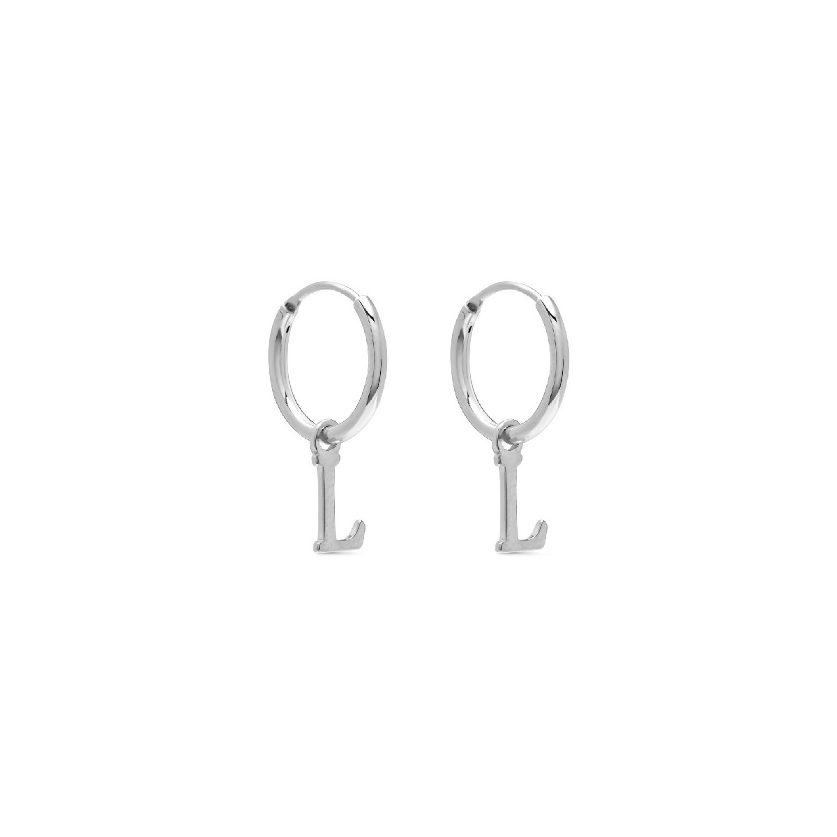 PENDIENTE ARO 1,5 X 13MM LETRA L - PE5899R/L PENDIENTE ARO 1,5 X 13MM LETRA L - PE5899R/L