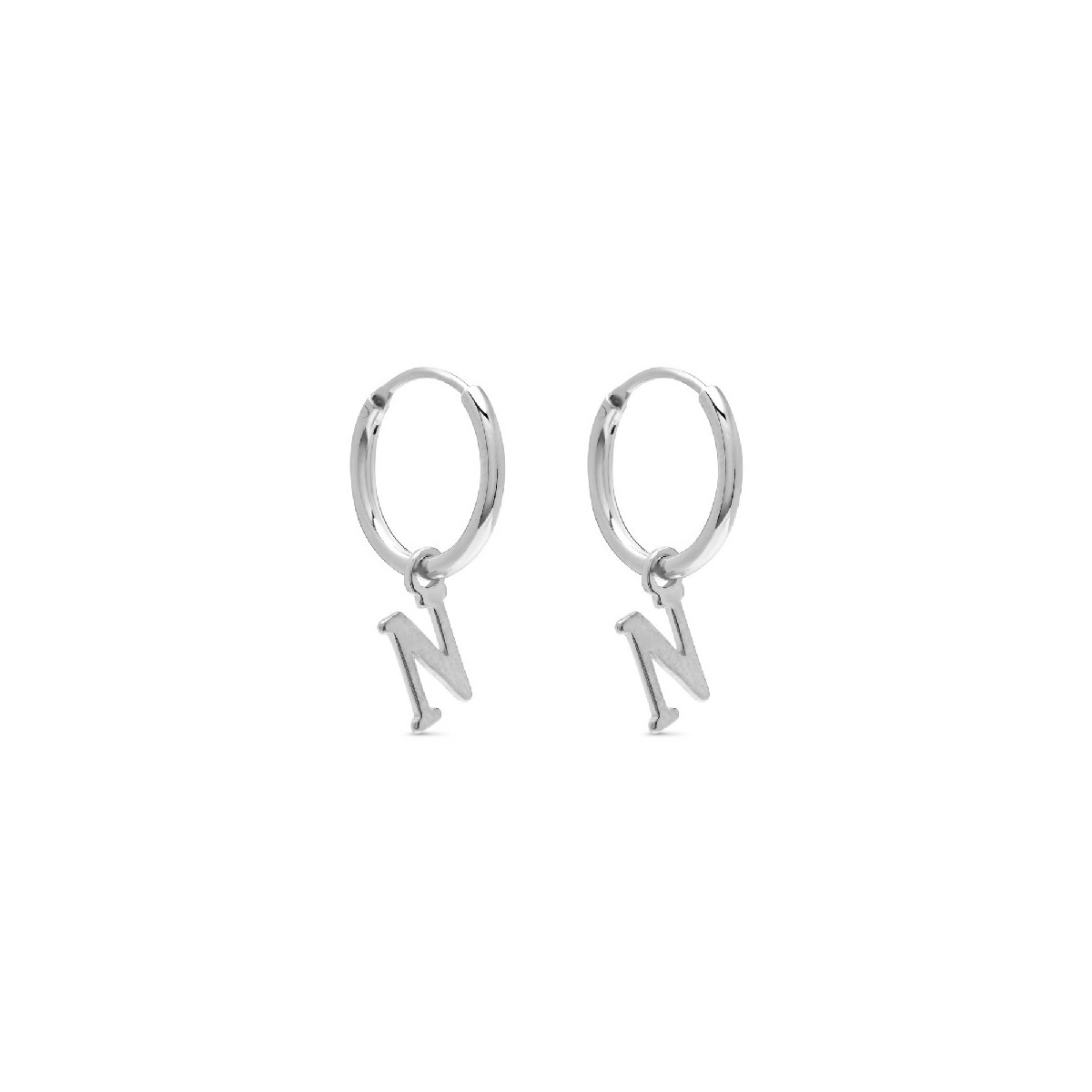 PENDIENTE ARO 1,5 X 13MM LETRA N - PE5899R/N PENDIENTE ARO 1,5 X 13MM LETRA N - PE5899R/N