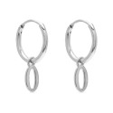 PENDIENTE ARO 1,5 X 13MM LETRA O - PE5899R/O