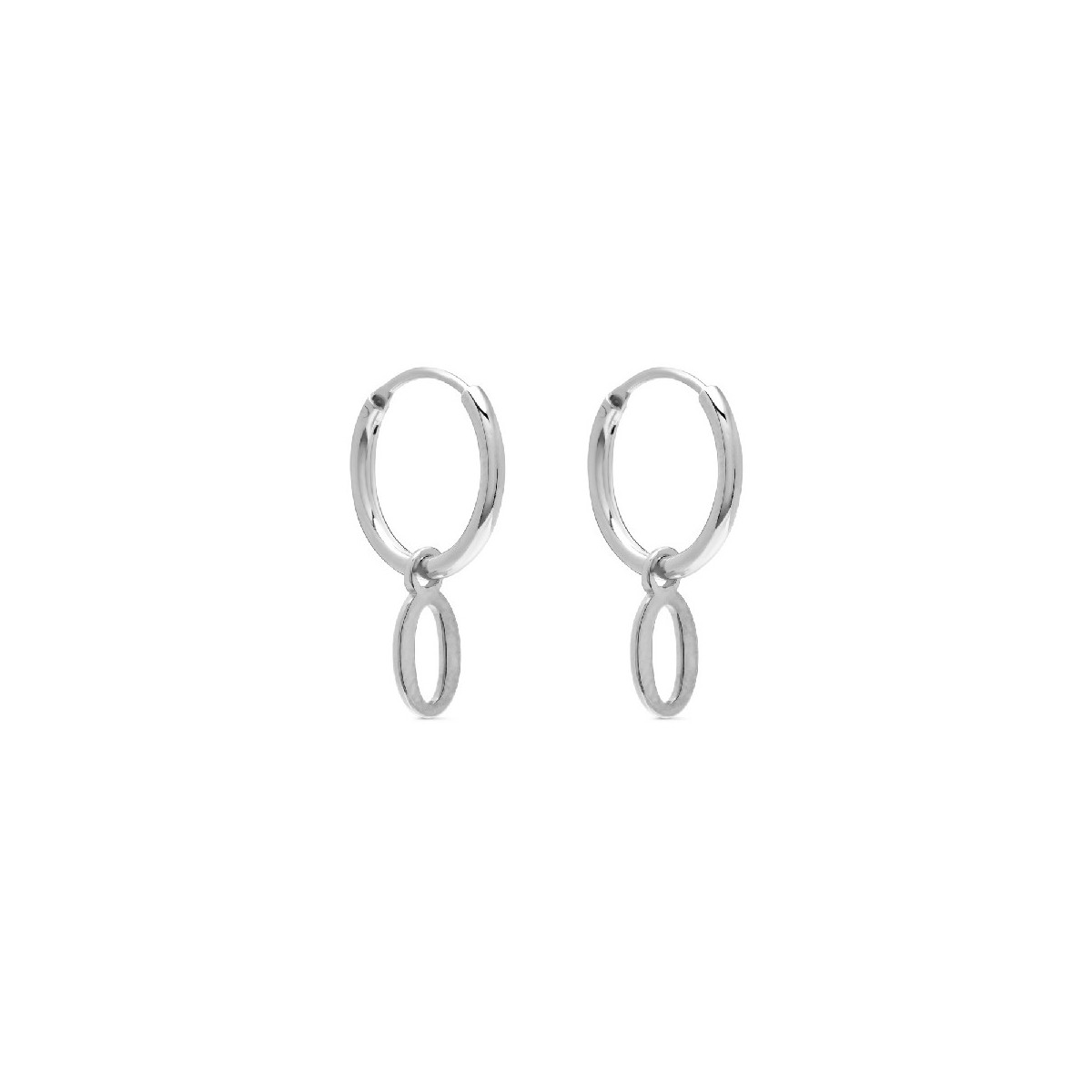 PENDIENTE ARO 1,5 X 13MM LETRA O - PE5899R/O