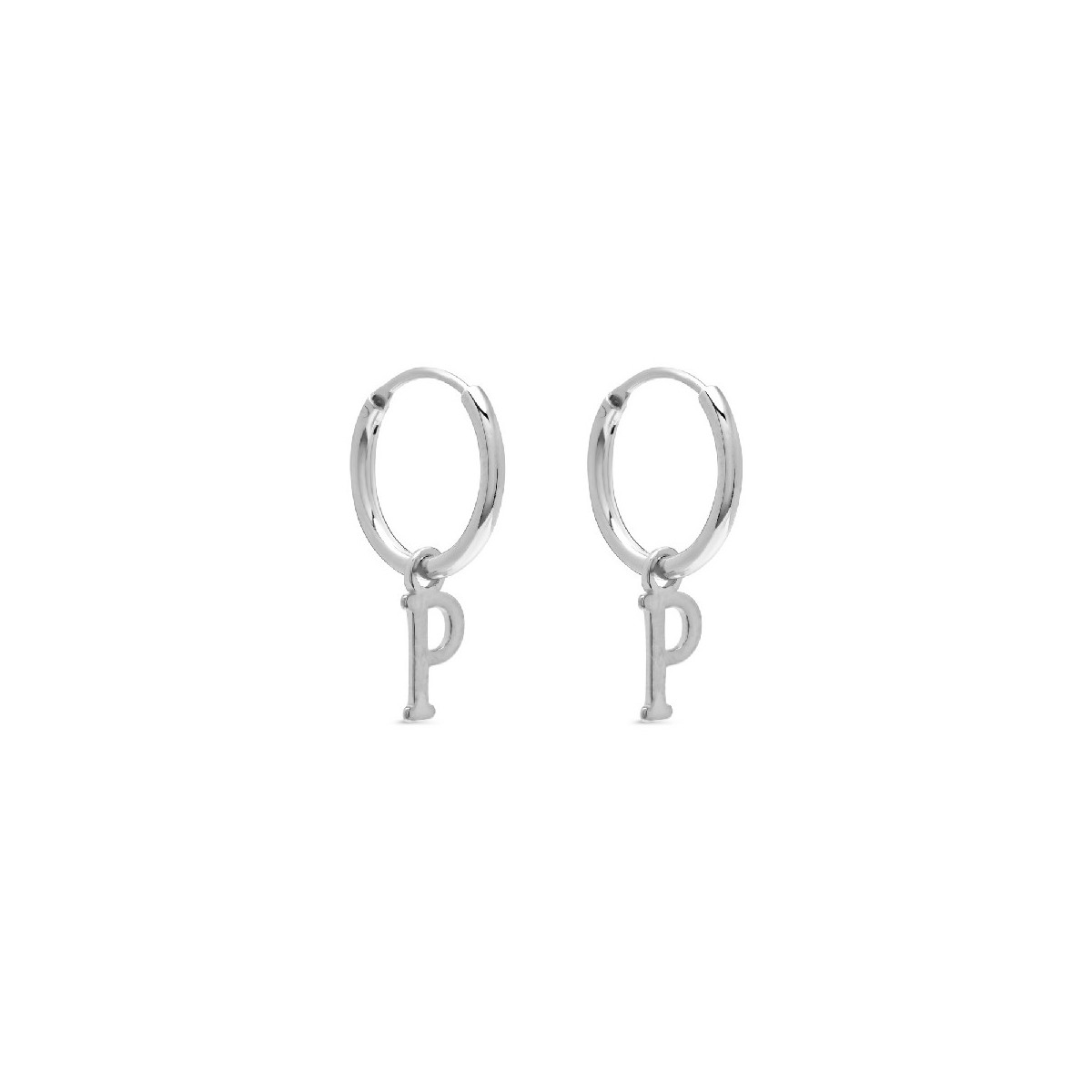 PENDIENTE ARO 1,5 X 13MM LETRA P - PE5899R/P PENDIENTE ARO 1,5 X 13MM LETRA P - PE5899R/P