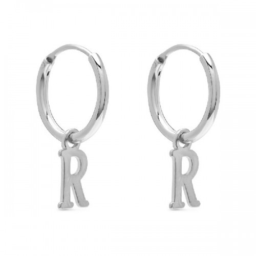 PENDIENTE ARO 1,5 X 13MM LETRA R - PE5899R/R