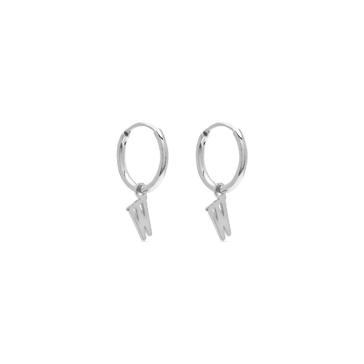 PENDIENTE ARO 1,5 X 13MM LETRA W - PE5899R/W PENDIENTE ARO 1,5 X 13MM LETRA W - PE5899R/W
