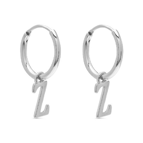 PENDIENTE ARO 1,5 X 13MM LETRA Z - PE5899R/Z