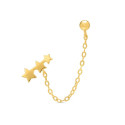 PEND. 3 ESTRELLAS + BOLA 3MM + CADENA  - PE5914CH