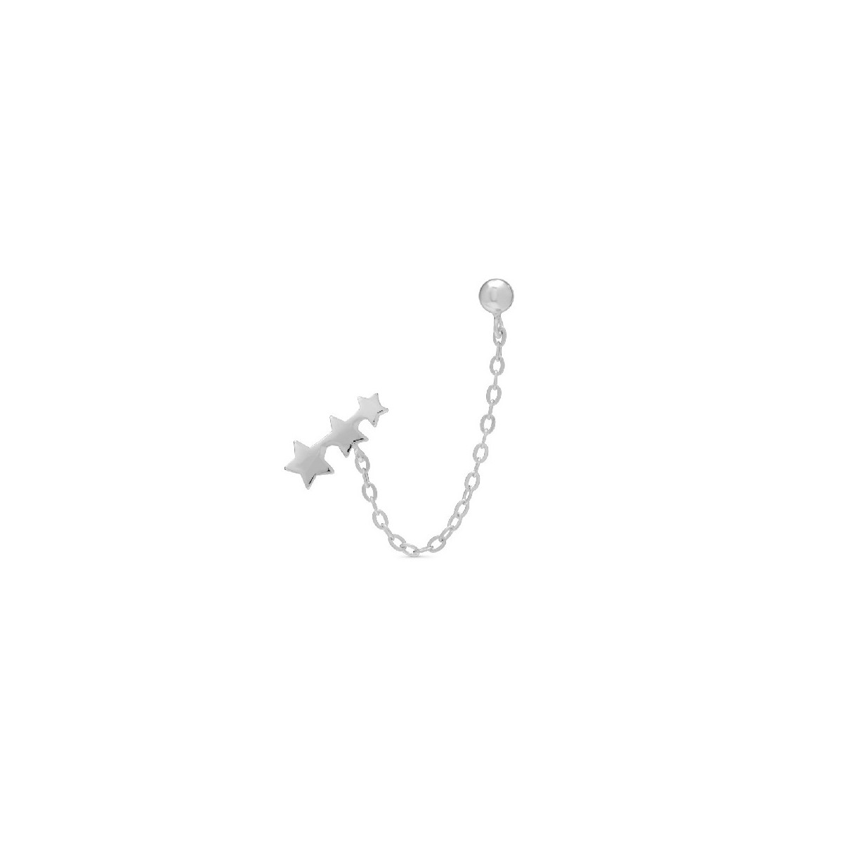 PEND. 3 ESTRELLAS + BOLA 3MM + CADENA - PE5914R