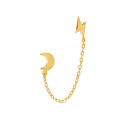 PEND. LUNA + RAYO LISO + CADENA  - PE5915CH