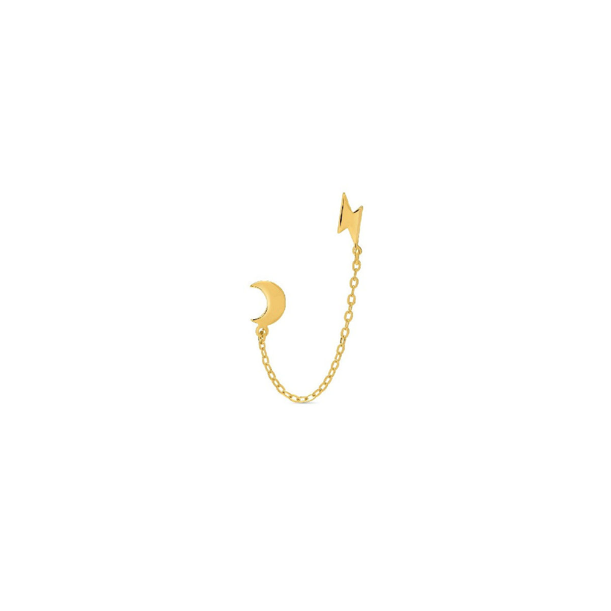 PEND. LUNA + RAYO LISO + CADENA  - PE5915CH