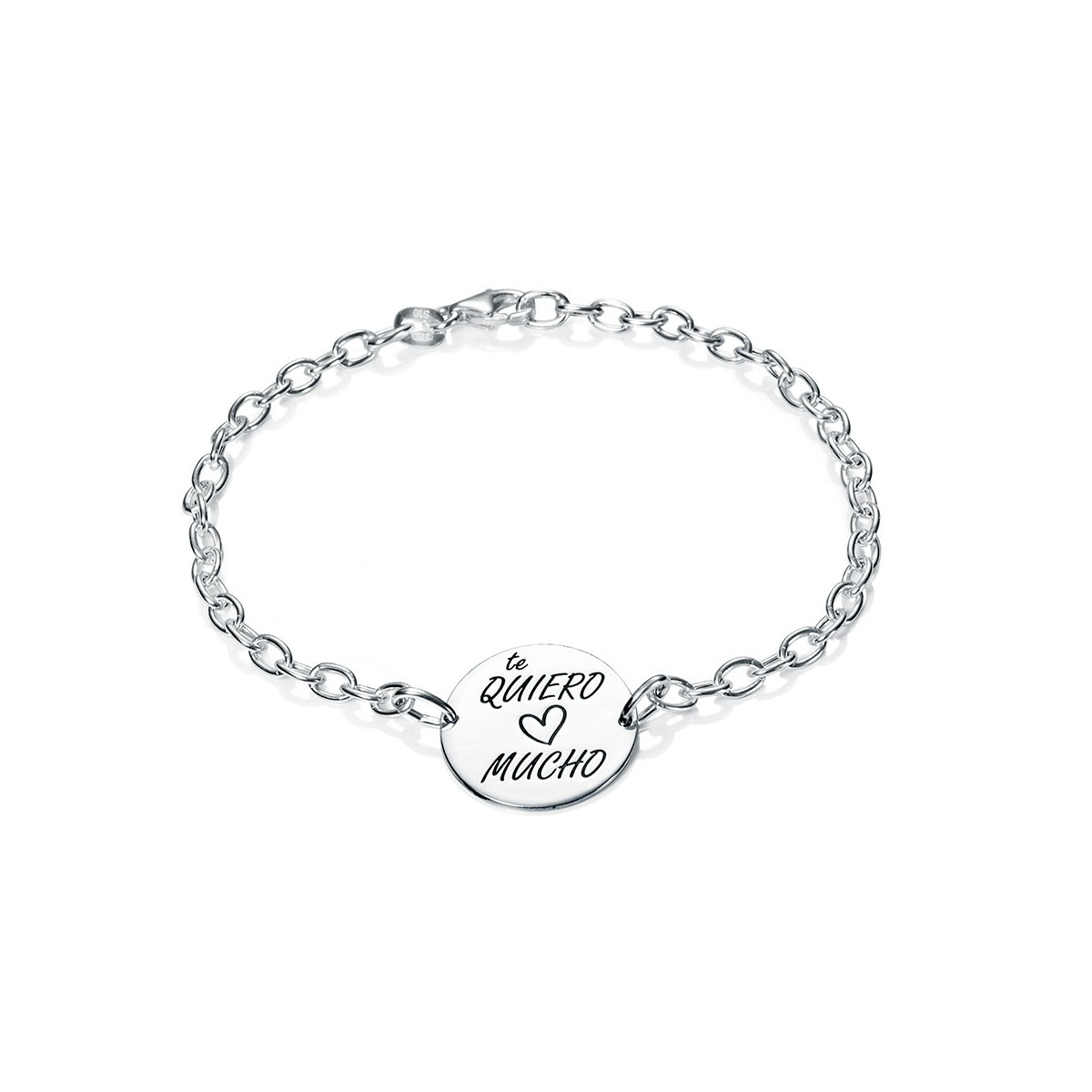 PULSERA MEDALLA TEQUIERO MUCHO - PU4107