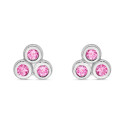 PENDIENTE 3 CZ ROSA CLARO - PE5923R/14