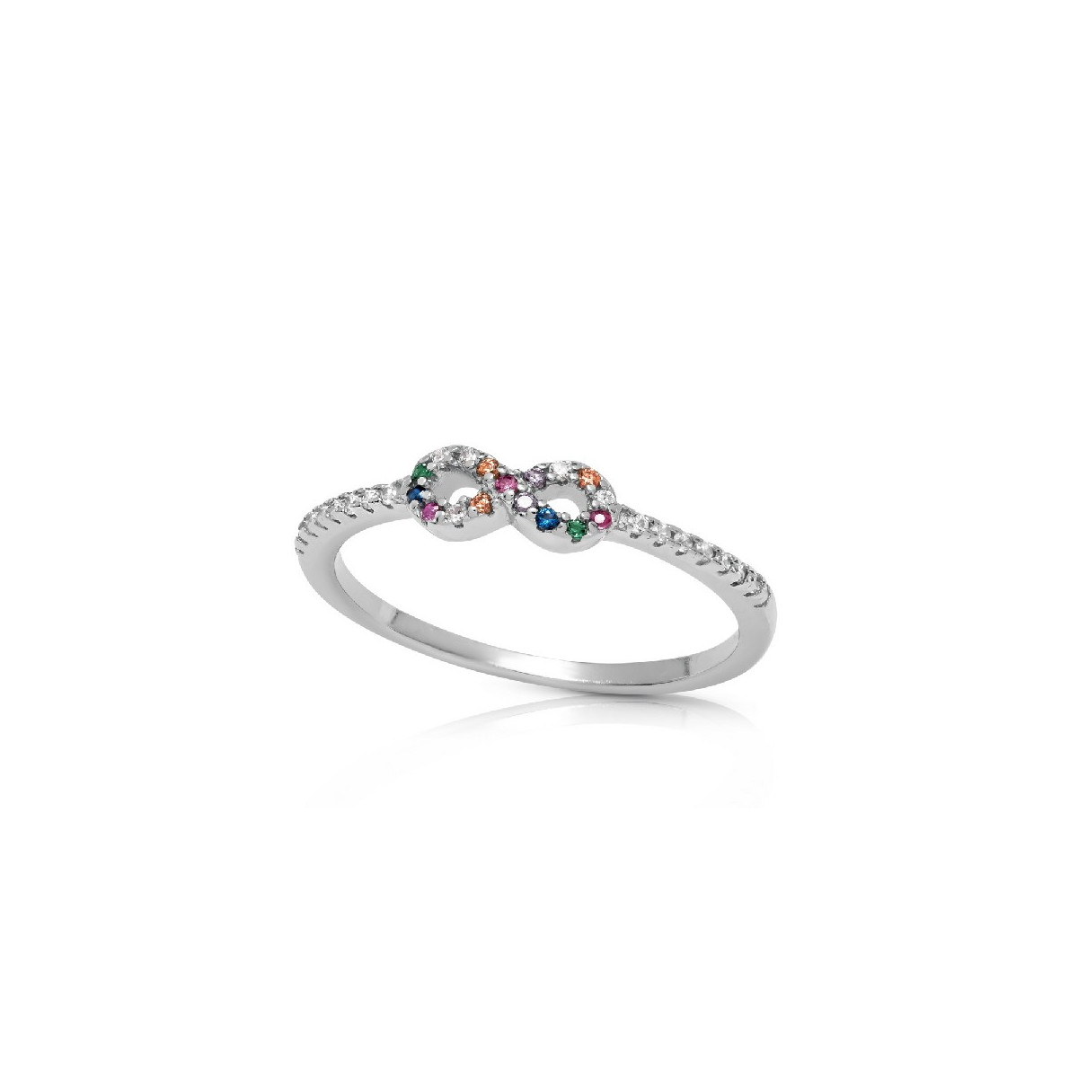 SORTIJA INFINITO CZ MULTICOLOR - SO1478/24